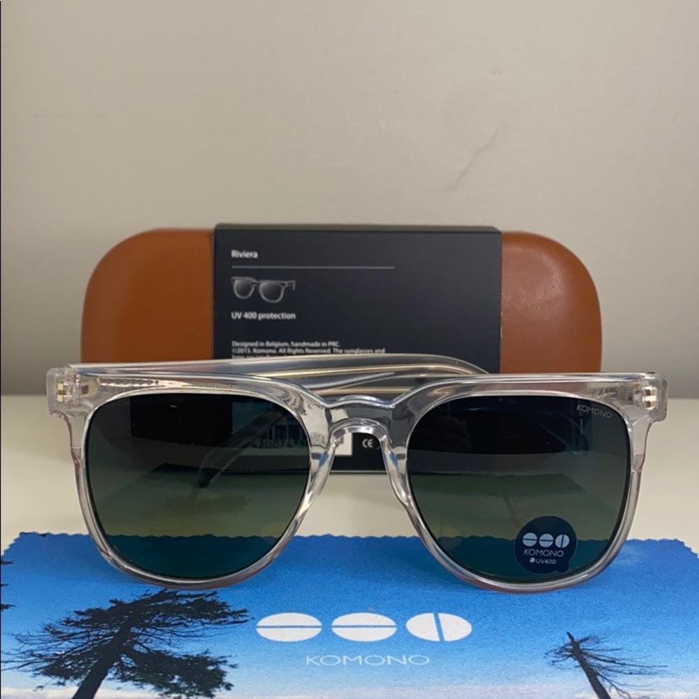 Komono sunglasses NEW Clear oversized Riviera - Picture 6 of 16